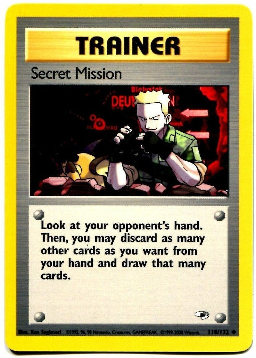 Secret Mission (118/132) [Gym Heroes Unlimited] | Eastridge Sports Cards & Games