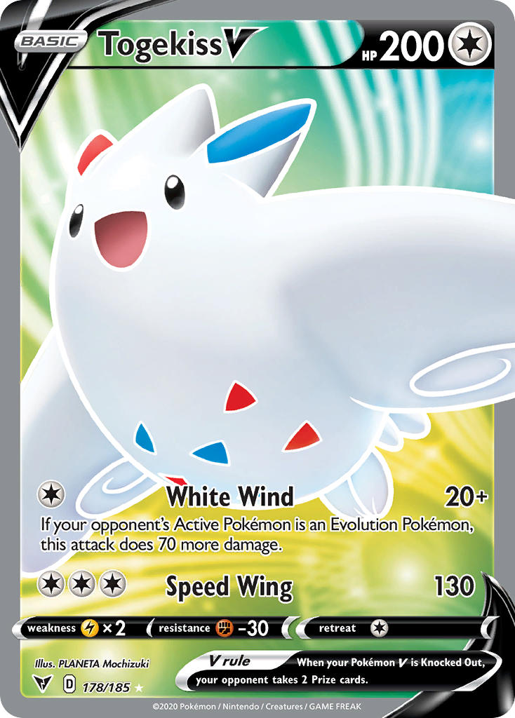 Togekiss V (178/185) [Sword & Shield: Vivid Voltage] | Eastridge Sports Cards & Games