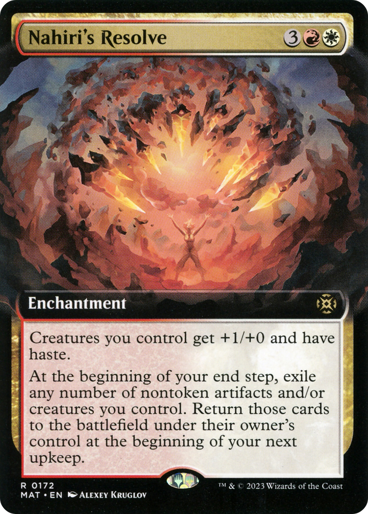 Nahiri's Resolve (Extended Art) [March of the Machine: The Aftermath] | Eastridge Sports Cards & Games