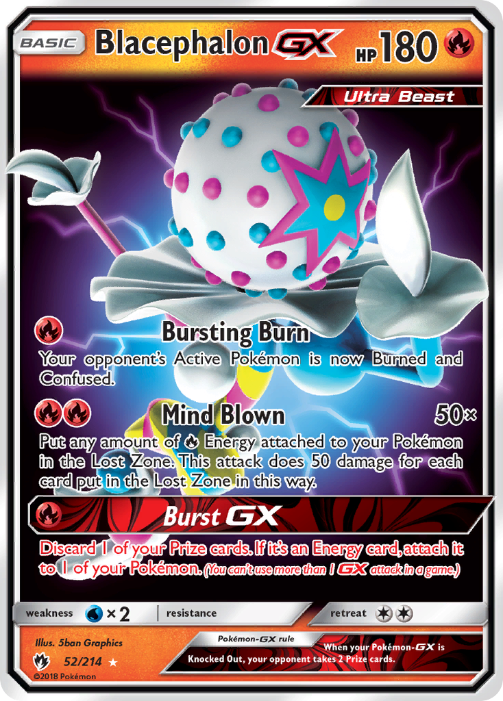 Blacephalon GX (52/214) [Sun & Moon: Lost Thunder] | Eastridge Sports Cards & Games