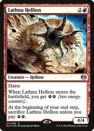 Lathnu Hellion [Kaladesh Promos] | Eastridge Sports Cards & Games