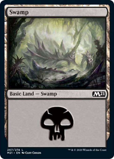 Swamp (267) [Core Set 2021] | Eastridge Sports Cards & Games