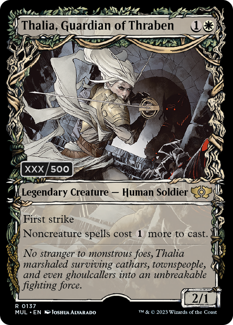 Thalia, Guardian of Thraben (Serialized) [Multiverse Legends] | Eastridge Sports Cards & Games