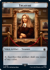 Warrior // Treasure (0028) Double-Sided Token [Doctor Who Tokens] | Eastridge Sports Cards & Games