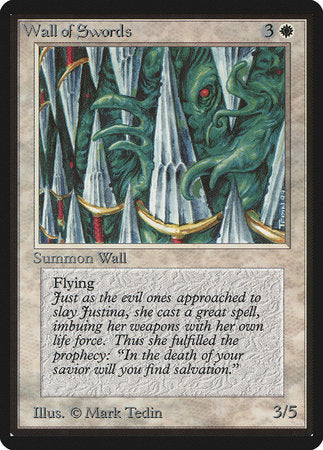 Wall of Swords [Limited Edition Beta] | Eastridge Sports Cards & Games