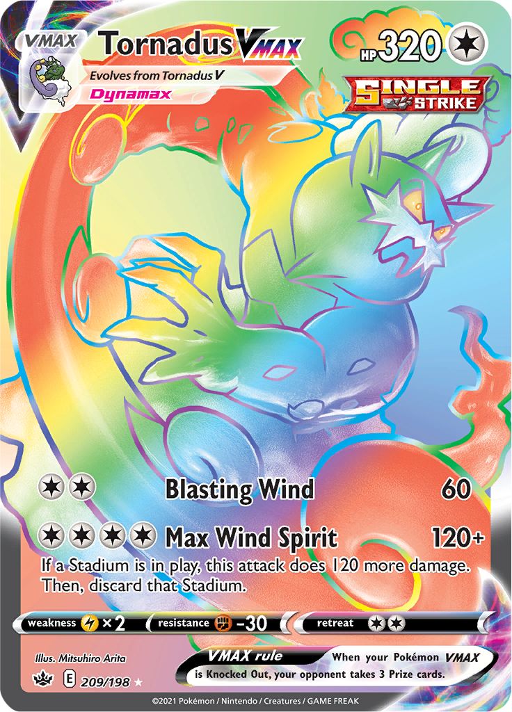 Tornadus VMAX (209/198) [Sword & Shield: Chilling Reign] | Eastridge Sports Cards & Games