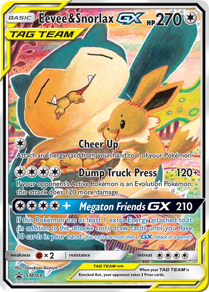 Eevee & Snorlax GX (SM169) [Sun & Moon: Black Star Promos] | Eastridge Sports Cards & Games