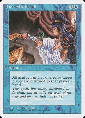 Hurkyl's Recall [Fourth Edition] | Eastridge Sports Cards & Games