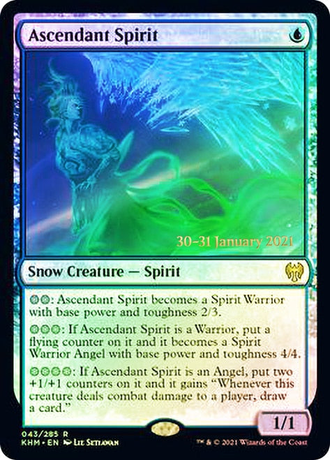 Ascendant Spirit  [Kaldheim Prerelease Promos] | Eastridge Sports Cards & Games