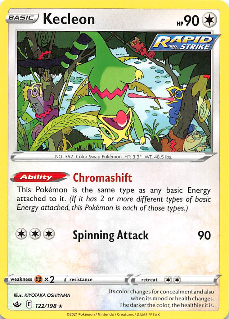 Kecleon (122/198) [Sword & Shield: Chilling Reign] | Eastridge Sports Cards & Games