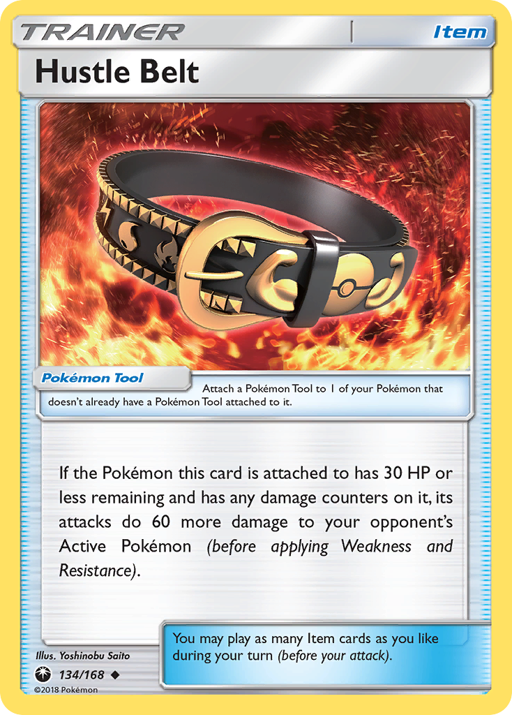Hustle Belt (134/168) [Sun & Moon: Celestial Storm] | Eastridge Sports Cards & Games