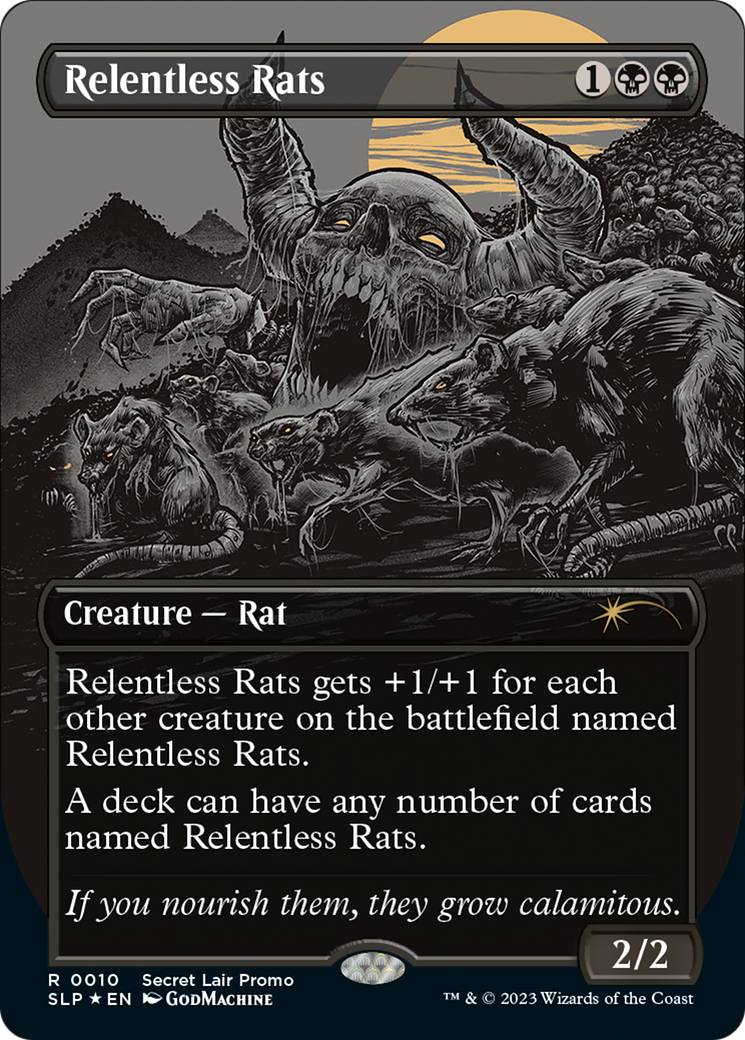 Relentless Rats (Borderless) [Secret Lair Showdown] | Eastridge Sports Cards & Games