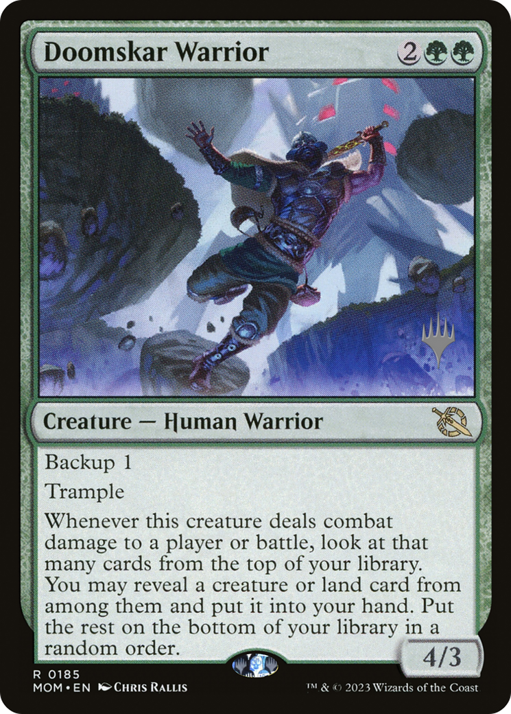 Doomskar Warrior (Promo Pack) [March of the Machine Promos] | Eastridge Sports Cards & Games