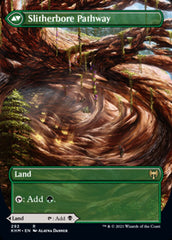 Darkbore Pathway // Slitherbore Pathway (Borderless Alternate Art) [Kaldheim] | Eastridge Sports Cards & Games