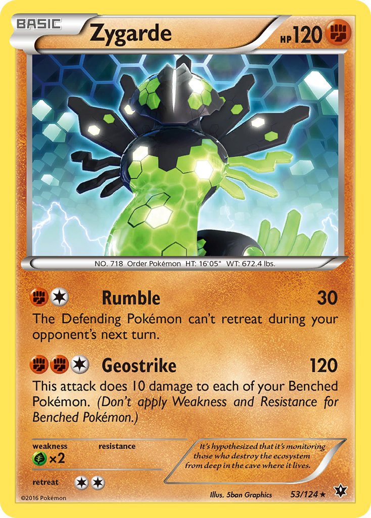 Zygarde (53/124) (Theme Deck Exclusive) [XY: Fates Collide] | Eastridge Sports Cards & Games