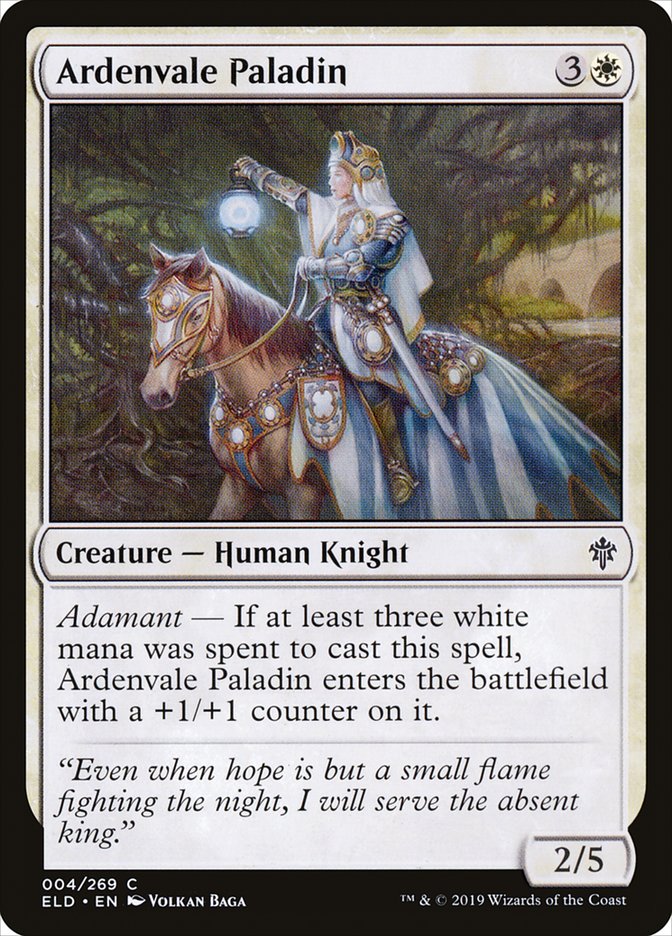 Ardenvale Paladin [Throne of Eldraine] | Eastridge Sports Cards & Games