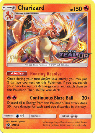 Charizard (SM158) (Staff) [Sun & Moon: Black Star Promos] | Eastridge Sports Cards & Games