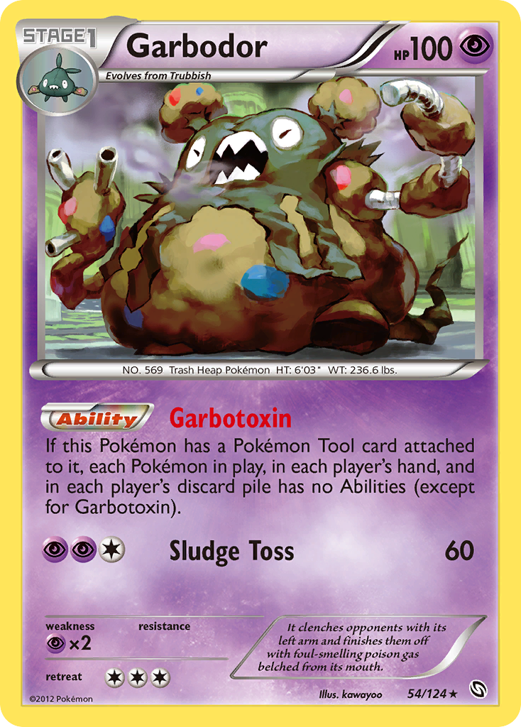 Garbodor (54/124) [Black & White: Dragons Exalted] | Eastridge Sports Cards & Games