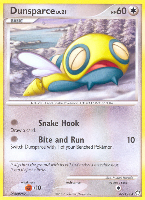 Dunsparce (47/123) [Diamond & Pearl: Mysterious Treasures] | Eastridge Sports Cards & Games
