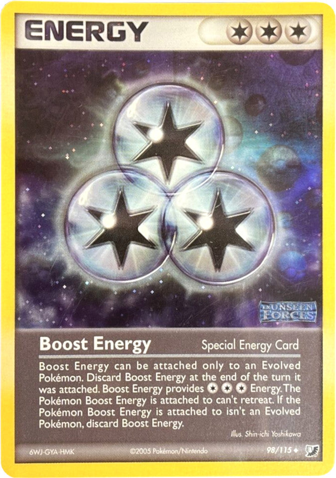 Boost Energy (98/115) (Stamped) [EX: Unseen Forces] | Eastridge Sports Cards & Games