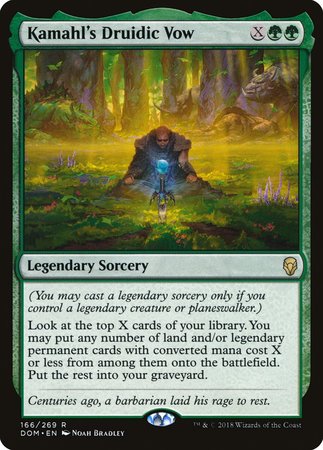 Kamahl's Druidic Vow [Dominaria] | Eastridge Sports Cards & Games