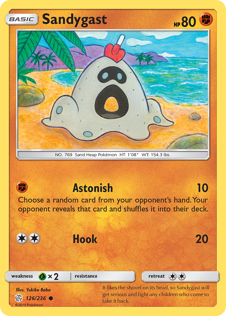 Sandygast (126/236) [Sun & Moon: Cosmic Eclipse] | Eastridge Sports Cards & Games