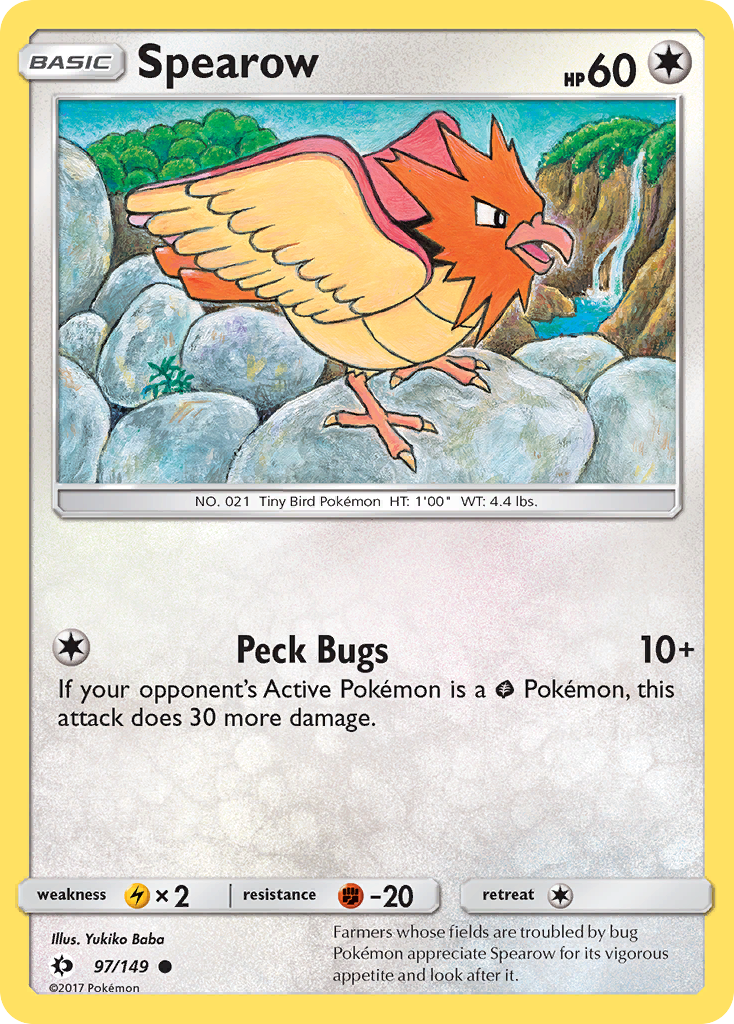 Spearow (97/149) [Sun & Moon: Base Set] | Eastridge Sports Cards & Games