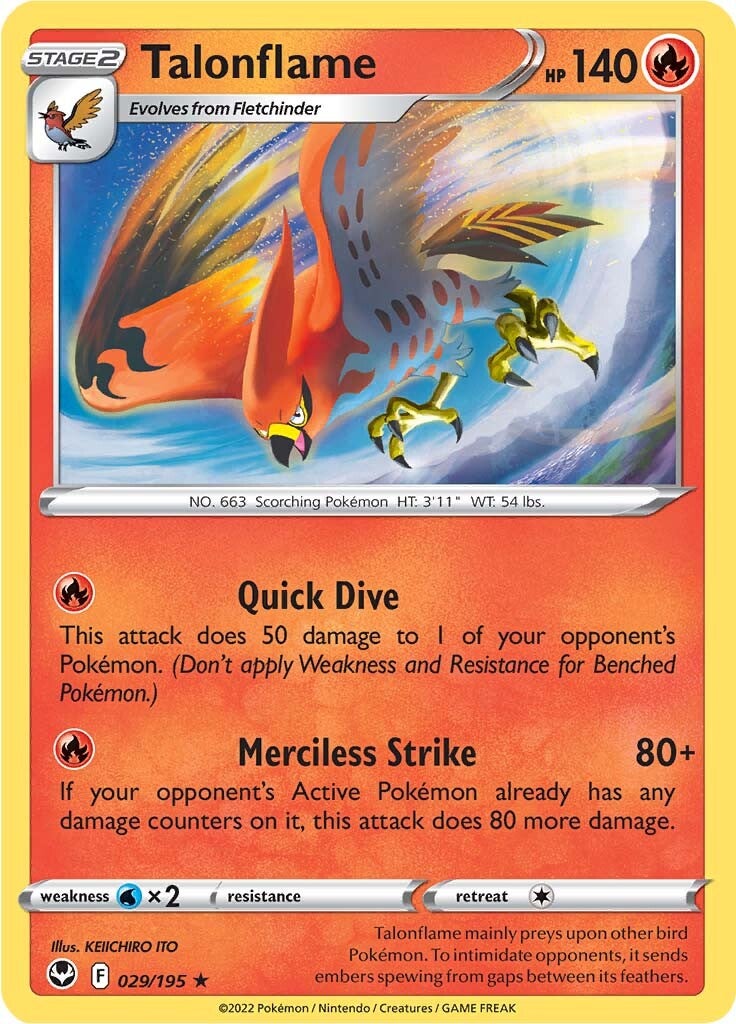 Talonflame (029/195) [Sword & Shield: Silver Tempest] | Eastridge Sports Cards & Games