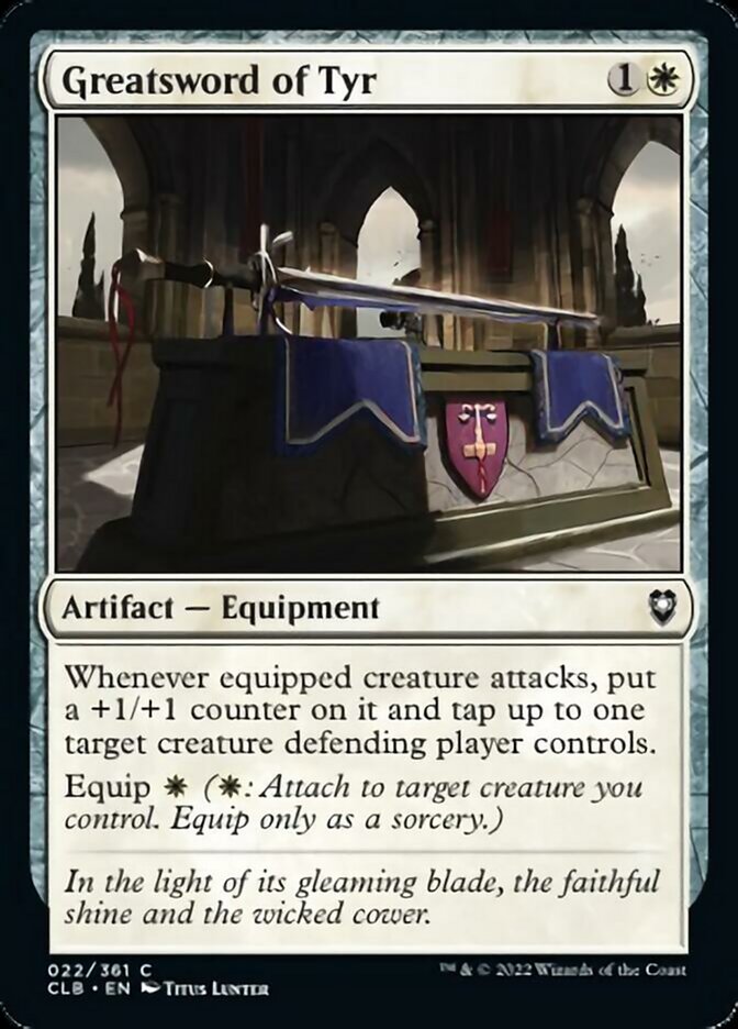 Greatsword of Tyr [Commander Legends: Battle for Baldur's Gate] | Eastridge Sports Cards & Games