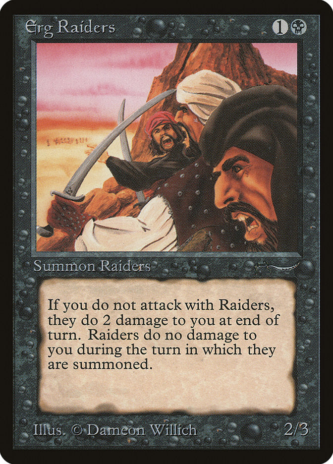 Erg Raiders (Light Mana Cost) [Arabian Nights] | Eastridge Sports Cards & Games