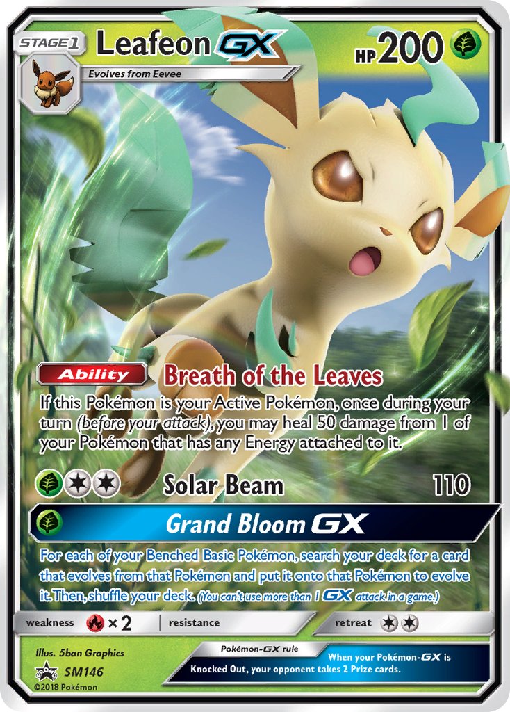Leafeon GX (SM146) [Sun & Moon: Black Star Promos] | Eastridge Sports Cards & Games