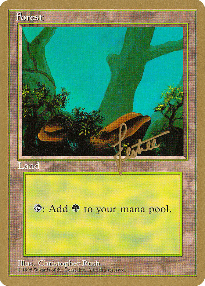 Forest (bl378) (Bertrand Lestree) [Pro Tour Collector Set] | Eastridge Sports Cards & Games