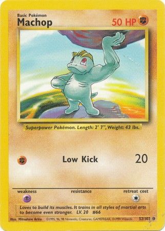 Machop (52/102) [Base Set Unlimited] | Eastridge Sports Cards & Games