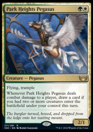 Park Heights Pegasus (Promo Pack) [Streets of New Capenna Promos] | Eastridge Sports Cards & Games