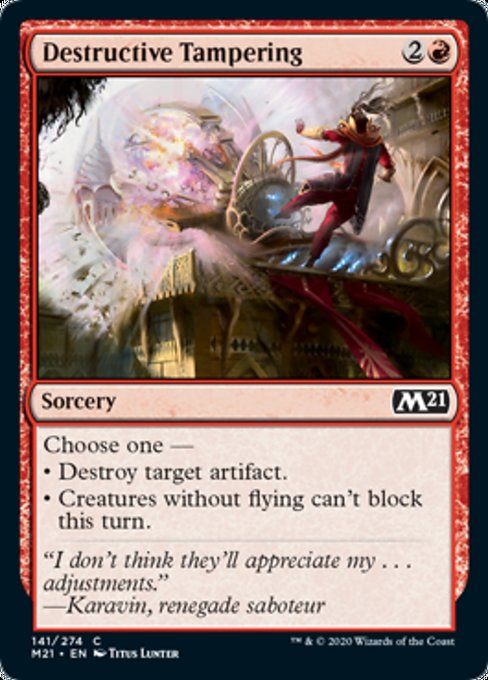 Destructive Tampering [Core Set 2021] | Eastridge Sports Cards & Games