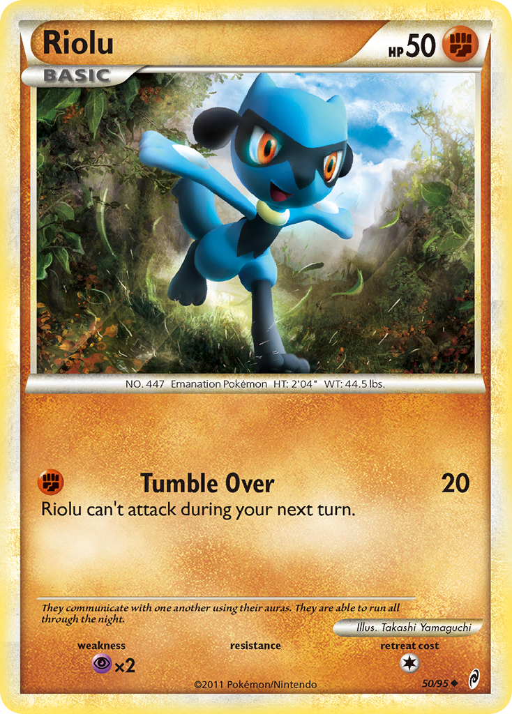 Riolu (50/95) [HeartGold & SoulSilver: Call of Legends] | Eastridge Sports Cards & Games