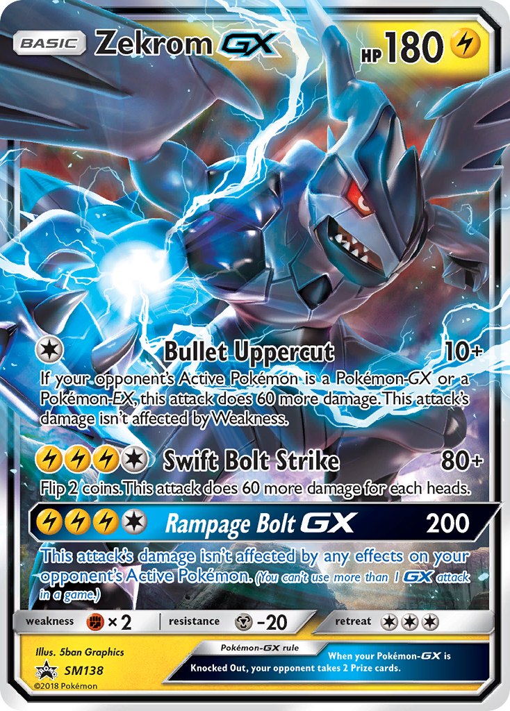 Zekrom GX (SM138) [Sun & Moon: Black Star Promos] | Eastridge Sports Cards & Games