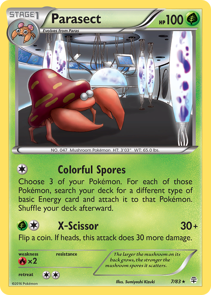 Parasect (7/83) [XY: Generations] | Eastridge Sports Cards & Games