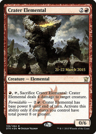 Crater Elemental [Dragons of Tarkir Promos] | Eastridge Sports Cards & Games