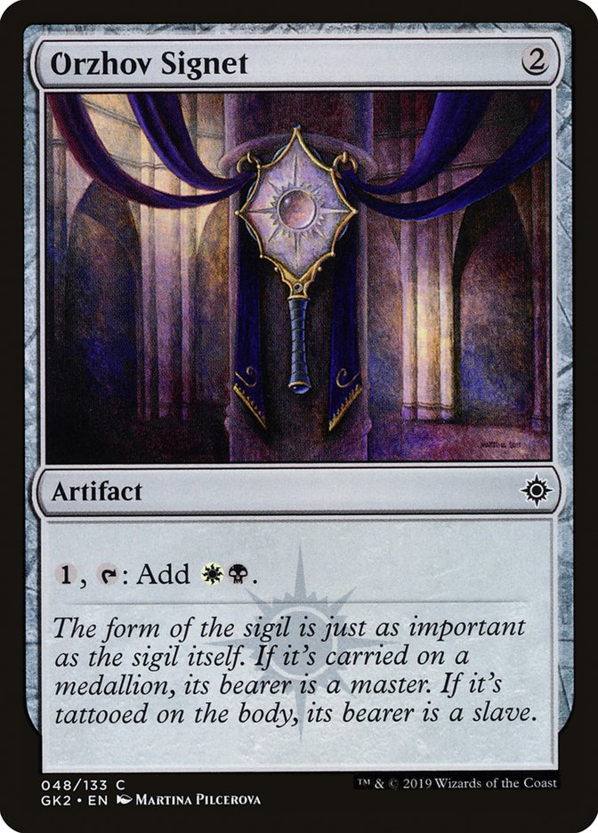 Orzhov Signet [Ravnica Allegiance Guild Kit] | Eastridge Sports Cards & Games