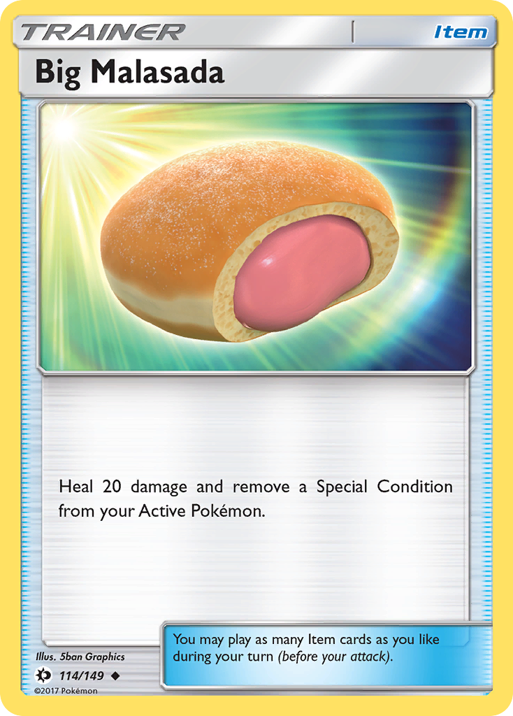 Big Malasada (114/149) [Sun & Moon: Base Set] | Eastridge Sports Cards & Games