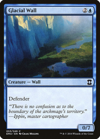 Glacial Wall [Eternal Masters] | Eastridge Sports Cards & Games