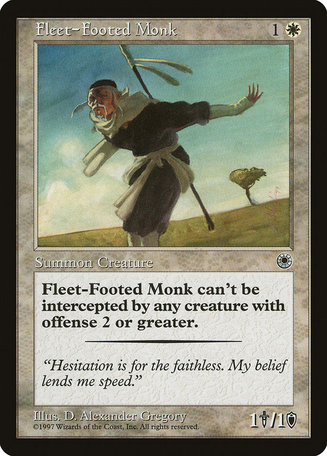 Fleet-Footed Monk [Portal] | Eastridge Sports Cards & Games