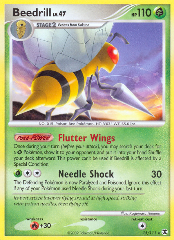 Beedrill (15/111) [Platinum: Rising Rivals] | Eastridge Sports Cards & Games