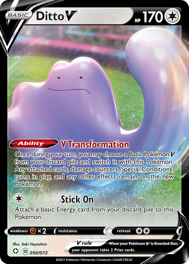 Ditto V (050/072) [Sword & Shield: Shining Fates] | Eastridge Sports Cards & Games