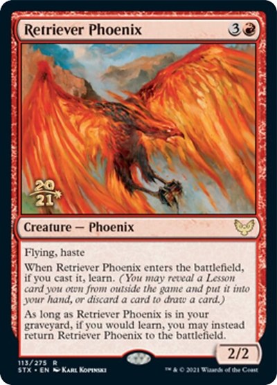 Retriever Phoenix [Strixhaven: School of Mages Prerelease Promos] | Eastridge Sports Cards & Games