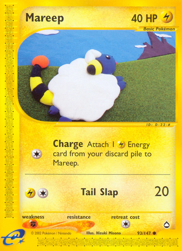 Mareep (93/147) [Aquapolis] | Eastridge Sports Cards & Games