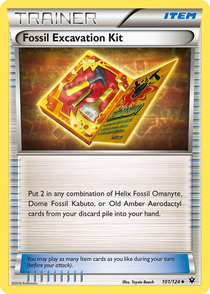 Fossil Excavation Kit (101/124) [XY: Fates Collide] | Eastridge Sports Cards & Games