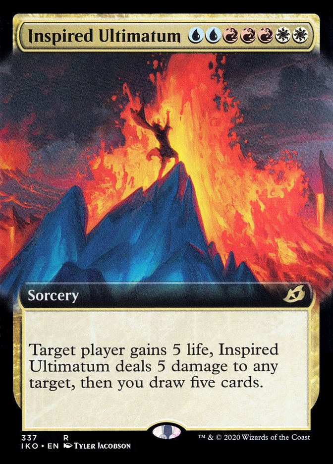 Inspired Ultimatum (Extended Art) [Ikoria: Lair of Behemoths] | Eastridge Sports Cards & Games