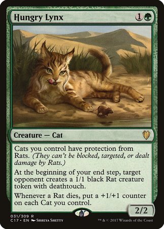 Hungry Lynx [Commander 2017] | Eastridge Sports Cards & Games